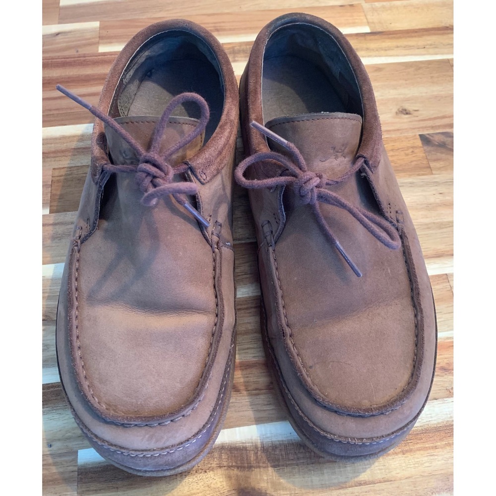 Chaco Leather Moccasin Lace Up Shoes Womens 10 Gorpcore Minimalist Outdoor